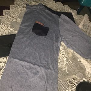 Grey long sleeved shirt